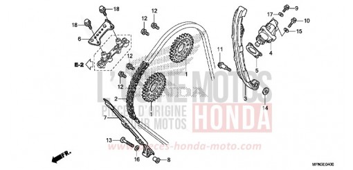 CATENA DISTRIBUZIONE/TENDICATENA CB1000RAF di 2015